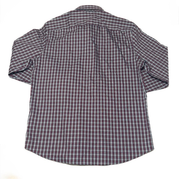 UNTUCKit Men's Plaid Shirt in Red and Blue - Picture 4 of 4